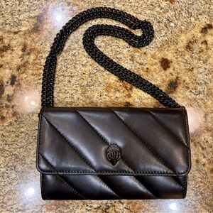 Kurt Geiger Black Quilted Mini Bag